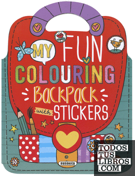 My fun colouring backpack with stickers