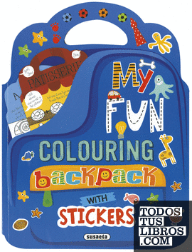 My fun colouring backpack with stickers