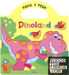 Pinta y pega - Dinoland 4