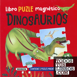 Libro puzle magnético. Dinosaurios