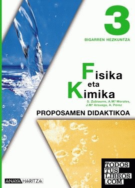 Fisika eta Kimika 3. Proposamen Didaktikoa.