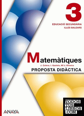 Matemàtiques 3. Material per al professorat.