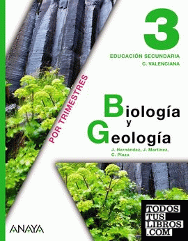 Biología y Geología 3. Alumnado. On line. C. Valenciana. ESO Biología y Geología 3. Alumnado. On line. C. Valenciana. ESO