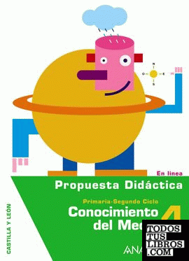En Línea, conocimiento del medio, 4 Educación Primaria (Castilla y León). Recursos didácticos y material para el profesorado