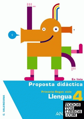 En Línia, llengua, 4 Educació Primària (Valencia). Recursos didàctics del professor i material per al professorat