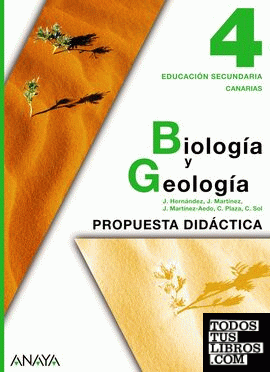 Biología y Geología 4. Propuesta Didáctica.