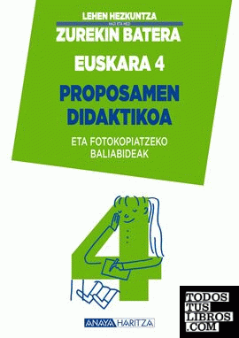 Euskara 4. Proposamen didaktikoa.