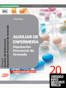 Auxiliar de Enfermería. Diputación Provincial de Granada. Temario