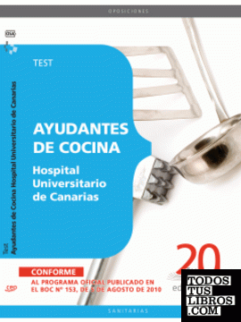Ayudantes de Cocina Hospital Universitario de Canarias. Test