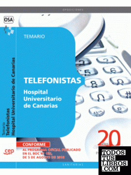Telefonistas Hospital Universitario de Canarias. Temario