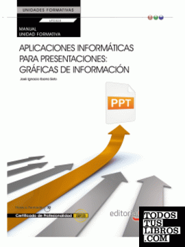 Manual Aplicaciones Informáticas para Presentaciones: Gráficas de Información (UF0323: Transversal). Certificados de Profesionalidad.