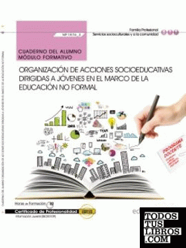 Cuaderno del alumno Organización de acciones socioeducativas dirigidas a jóvenes en el marco de la educación no formal (MF1876_3). Certificado de Profesionalidad. Información Juvenil (SSCE0109)