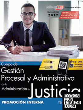Cuerpo de Gestión Procesal y Administrativa de la Administración de Justicia. Promoción Interna. Temario Vol. II.