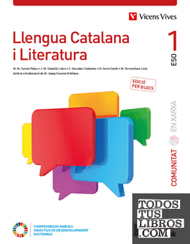 LLENGUA CATALANA I LITERATURA 1 BL (COMUNITAT EX)