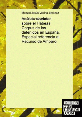 Análisis de datos sobre el Habeas Corpus de los detenidos en España. Especial referencia al Recurso de Amparo.