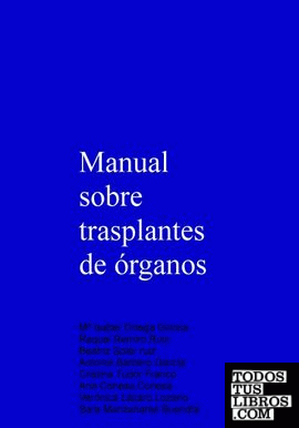 Manual sobre trasplantes de órganos