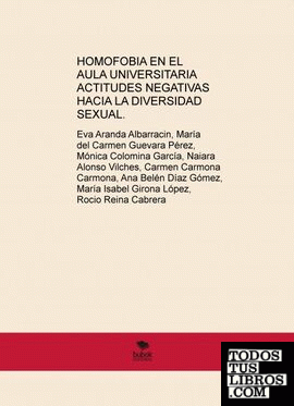 HOMOFOBIA EN EL AULA UNIVERSITARIA ACTITUDES NEGATIVAS HACIA LA DIVERSIDAD SEXUAL.
