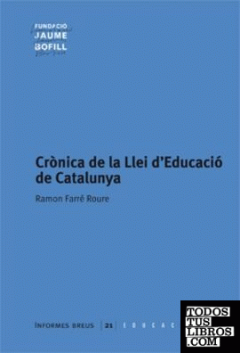 Crònica de la Llei d'Educació de Catalunya
