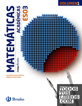 Código Bruño Matemáticas Académicas 3 ESO - 3 volúmenes