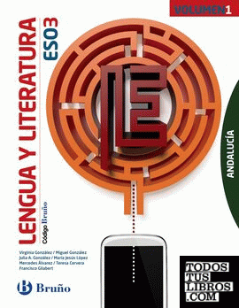 Código Bruño Lengua y Literatura 3 ESO Andalucía - 3 volúmenes