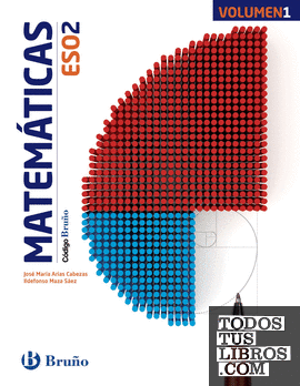 Código Bruño Matemáticas 2 ESO - 3 volúmenes