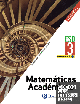 Generación B Matemáticas Académicas 3 ESO 3 volúmenes