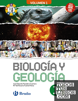 Biología y Geología 1 ESO 3 volúmenes Proyecto 5 etapas