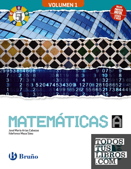 Matemáticas 4 A ESO 3 volúmenes Proyecto 5 etapas