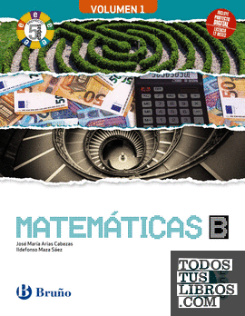 Matemáticas 4 B ESO 3 volúmenes Proyecto 5 etapas