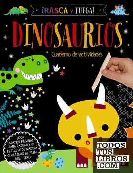 Rasca y Juega. Dinosaurios - Cuaderno de actividades