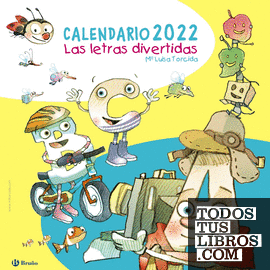 Calendario 2022. Las letras divertidas
