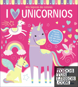 Mis lápices de colores, I love unicornios