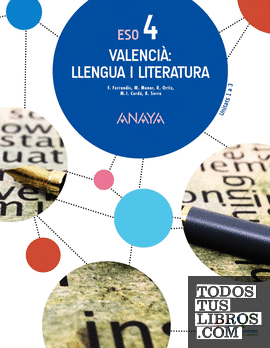Valencià: llengua i literatura 4.