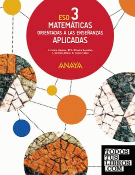 Matemáticas orientadas a las Enseñanzas Aplicadas 3. (Colegios Bilingües)