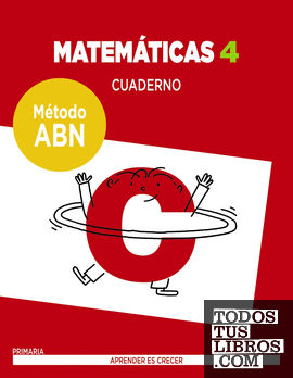 Matemáticas 4. Método ABN. Cuaderno.