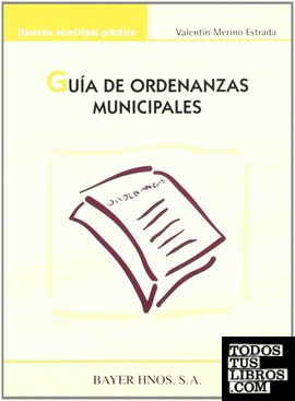 Guía de ordenanzas municipales