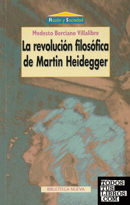 REVOLUCIÓN FILOSÓFICA DE MARTIN HEIDEGGER, LA