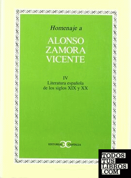 Homenaje a Alonso Zamora Vicente, vol. IV                                       .