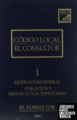 Legislación general. Población y demarcación territorial Legislación general. Población y demarcación territorial