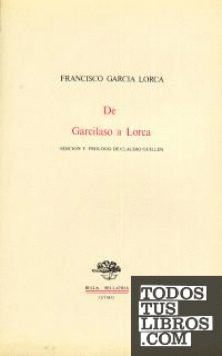 De Garcilaso a Lorca