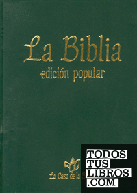 Biblia, ed. popular bolsillo, plástico