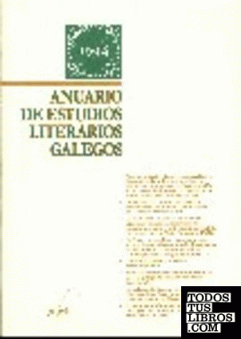 Anuario de Estudios Literarios Galegos - 1994