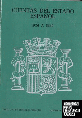 Cuentas del estado español 1924 a 1935