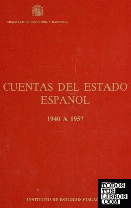 Cuentas del estado español 1940 a 1957
