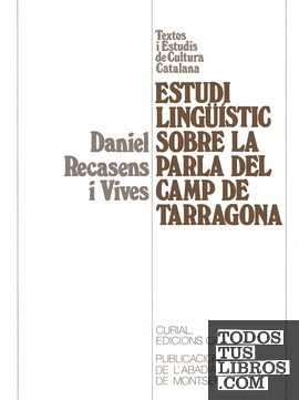 Estudi lingüístic sobre la parla del Camp de Tarragona