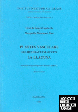 Plantes vasculars del quadrat UTM 31T CF79 La Llacuna
