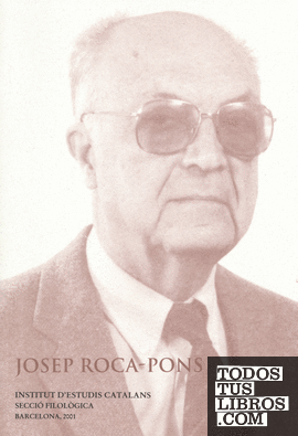 Josep Roca-Pons : sessió en memòria : Sala Nicolau d'Olwer, 17 de maig de 2001
