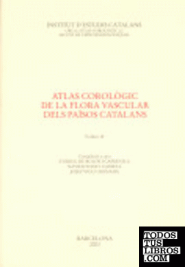 Atlas corològic de la flora vascular dels països catalans (Obra completa)