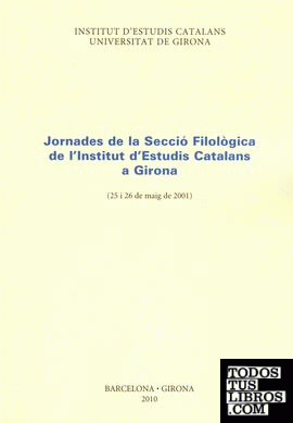Jornades de la Secció Filològica de l'Institut d'Estudis Catalans a Girona