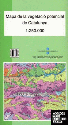 Mapa de la vegetació potencial de Catalunuya, E 1:250.000